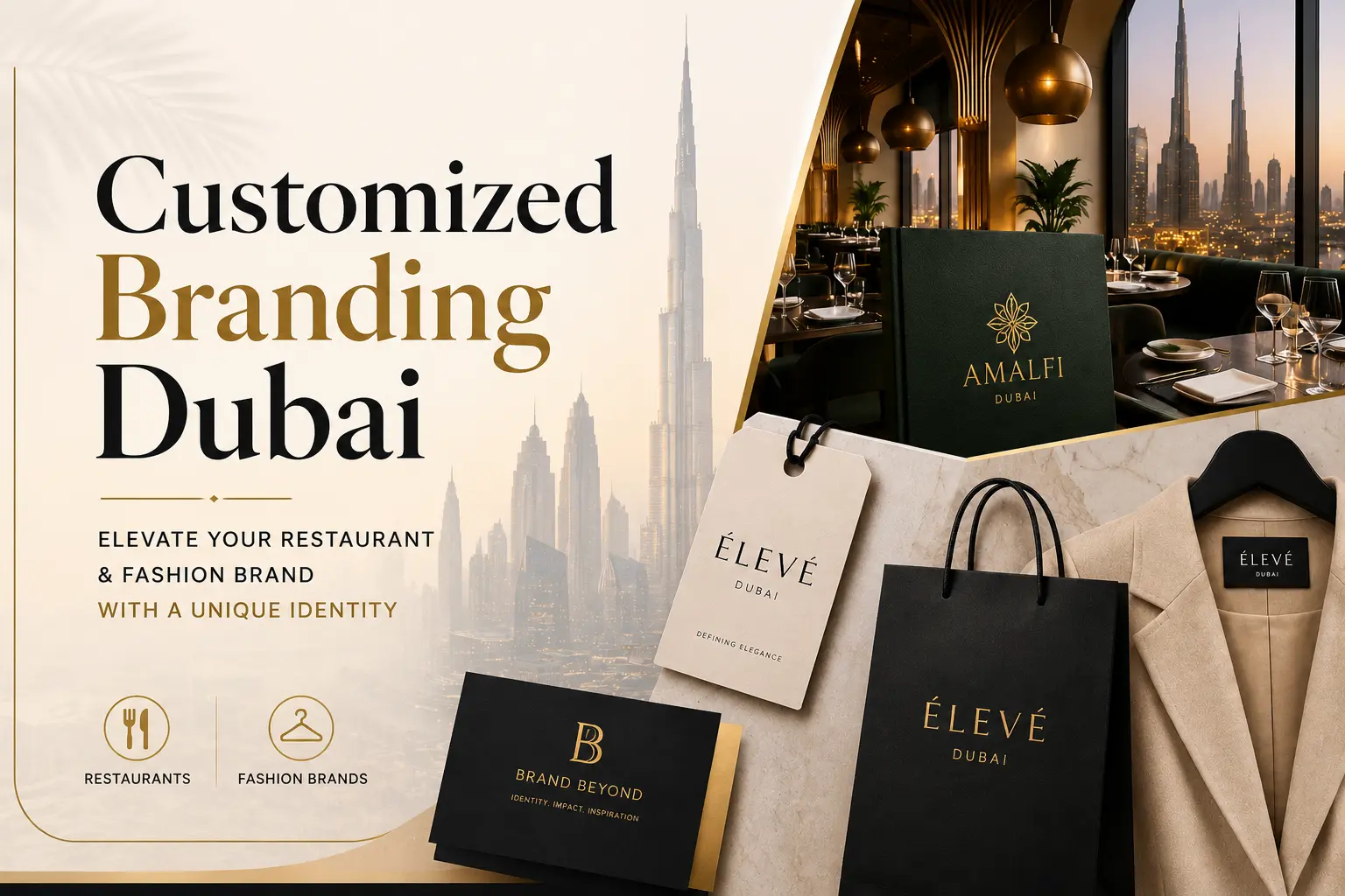 Customized Branding Dubai for Restaurants and Fashion Brands